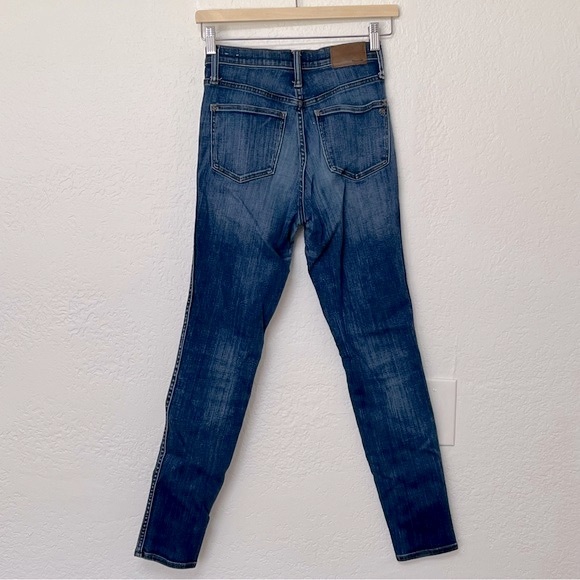 Madewell Blue Denim 10” High-Rise Skinny Jeans, Size 26 - Picture 3 of 7